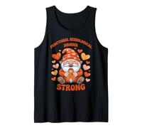 Functional Neurological Disorder Awareness Gnome Orange Tank Top
