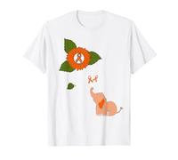 Functional neurological Disorder FND Awareness Elephant T-Shirt, Men, White, Large