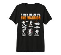 Functional Neurological Disorder Funny FND Warrior Life Premium T-Shirt