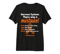 Functional Neurological Disorder Funny FND Warrior Premium T-Shirt
