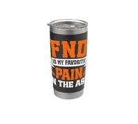 Functional Neurological Disorder Funny FND Warrior Stainless Steel Insulated Tumbler