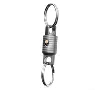 Functional Portable Ti Carabiner for Keys, Great Addition to Your Camping Gear