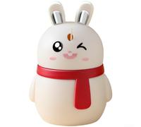 Functional Rabbit-Looking Toothpick Holder with Top-Press Action for Sanitary and Convenient Toothpick Retrieval at For Home (Lucky Cat (White)