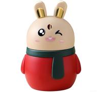 Functional Rabbit-Looking Toothpick Holder with Top-Press Action for Sanitary and Convenient Toothpick Retrieval at For Home (Lucky Cat (Red)