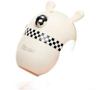 Functional Rabbit-Looking Toothpick Holder with Top-Press Action for Sanitary and Convenient Toothpick Retrieval at For Home (Lucky Cat (Moose (white))
