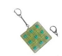 Functional RGB Keyboard Themed Fidget for Focus Improvement in Study or Office with Non Distracting Light Display (PC With Light Yellow)