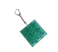 Functional RGB Keyboard Themed Fidget for Focus Improvement in Study or Office with Non Distracting Light Display (PC With Light Green)