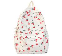 Functional School Bag Laptop Backpack for Teen College Fruit Print Schoolbag Large Capacity Student Daypacks