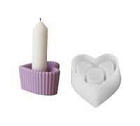 Functional Silicone Molds for Holders Easy Release Heart Star and Round Shapes Great for Home Decors Projects Silicone Holder Mold