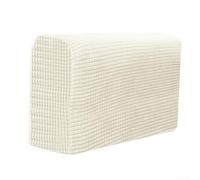 Functional Sofa Armrest Covers, Non Slip Design, Soft Polyester Material for Effortless Cleaning (rice white)