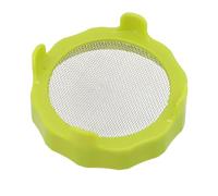 Functional Sprout Cover for Wide Mouth Jars, Grow Alfalfa and Salad Sprouts with Ease (green)