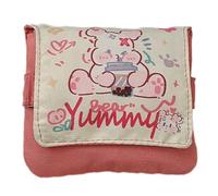 Functional Storage Bag for Sanitary Napkin Makeup and Small Items Cosmetic Bag for Students and Women