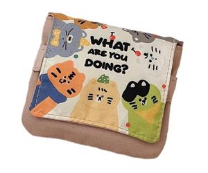 Functional Storage Bag for Sanitary Napkin Makeup and Small Items Organized Cosmetic Bags for Students and Women Girls Data Cables Organizer