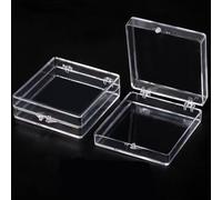 Functional Storage Box for Nail Accessories, Handmade from Acrylic with a Clear Design for Easy Organization (Transparent)