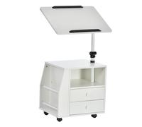 Functional Swivel Bedside Table End Table Side Table for Living Room Nightstand for Bedroom