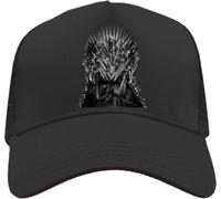 Functon+ The Iron Throne Mesh Back Trucker Cap Adjustable Snapback Hat Casual Black