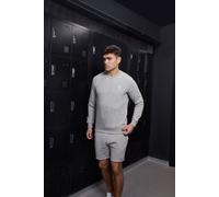 Fundamental Fleece Crew Grey Gym King Grey L