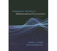 Fundamental Methods of Mathematical Economics (IRWIN ECONOMICS)