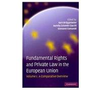 Fundamental Rights and Private Law in the European Union 2 Volume Set