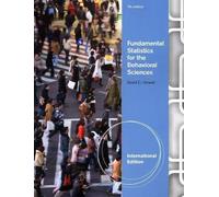 Fundamental Statistics for the Behavioral Sciences, International Edition