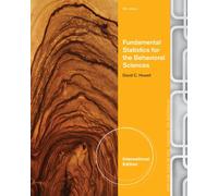 Fundamental Statistics for the Behavioral Sciences, International Edition