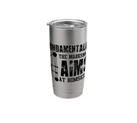 Fundamentally The Marksman Aims at Himself Stainless Steel Insulated Tumbler