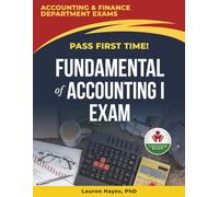 FUNDAMENTALS OF ACCOUNTING I EXIT EXAM PREP