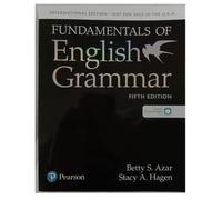 Fundamentals of English Grammar SB/App – International Edition – Pearson Education