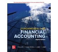 Fundamentals of Financial Accounting ISE