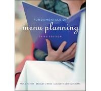 Fundamentals of Menu Planning