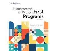 Fundamentals of Python: First Programs (Mindtap Course List)