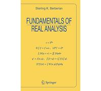Fundamentals of Real Analysis (Universitext) – Springer Verlag