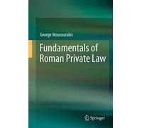 Fundamentals of Roman Private Law