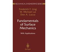 Fundamentals of Surface Mechanics: With Applications (Mechanical Engineering Series)