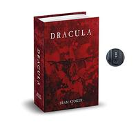 Funderstood Diversion Book Safe by, Safe Lock Box, Book Safe with Combo Lock, Portable Metal Safe Box, Book Safe, Secret Book Hidden Safe, 2.25” X 6.125” X 9.5” (Combo Lock, Dracula)