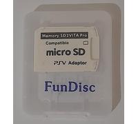 FunDisc Ultimate Version SD2Vita 5.0 Memory Card Adapter, PS Vita PSVSD Micro SD Adapter PSV 1000/2000 PSTV FW 3.60 HENkaku Enso System