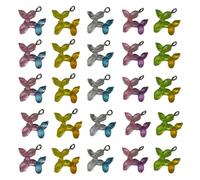 Fundiyoug Resin Animal Sunflower Dice Vegetables Pendant Charms Colorful DIY Pendant Making Charm for Bracelet Necklace Earrings Keychain Craft, Iron, No Gemstone