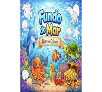 Fundo do mar livro para colorir: fundo do mar