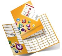 Fundraiser Hero Bonus Ball Fundraising Scratch Card A4 Size - 100 Names - Double Sided 330gsm Card