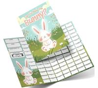 Fundraiser Hero Bunny Fundraising Scratch Card A4 Size - 100 Names - Double Sided 330gsm Card