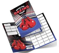 Fundraiser Hero Name The Boxing Great Fundraising Scratch Card. A4 Size - 50 Names - Double Sided 330gsm Card