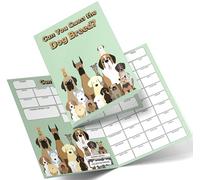 Fundraiser Hero Name The Dog Breed Fundraising Scratch Card. A4 Size - 50 Names - Double Sided 330gsm Card