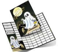 Fundraiser Hero Name the Ghost Fundraising Scratch Card. A4 Size - 100 Names - Double Sided 330gsm Card
