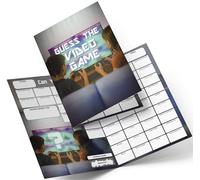 Fundraiser Hero Name The Video Game Fundraising Scratch Card. A4 Size - 50 Names - Double Sided 330gsm Card