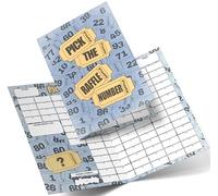 Fundraiser Hero Raffle Themed Fundraising Scratch Card. A4 Size - 100 Squares - Double Sided 330gsm Card