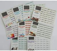 Fundraising Scratch Cards A6 Rugby Cheerleading Golf Gymnastics & more 50 PACK (Gymnastics)