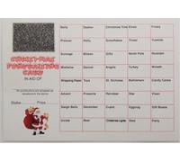 FUNDRAISING SCRATCH CARDS CHRISTMAS THEME 40 SPACES CHRISTMAS PARTY GAME - PICK YOUR PACK SIZE (25)