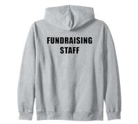 Fundraising Staff - Charity & Non-Profit Helper Uniform Zip Hoodie