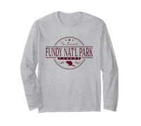 Fundy National Park New Brunswick Canada Label Long Sleeve T-Shirt