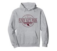 Fundy National Park New Brunswick Canada Label Pullover Hoodie
